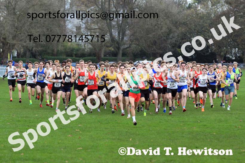 Mens Under-17s, 2022 British Athletics Cross Challenge, Sefton Park, Liverpool.  Photo: David T. Hewitson/Sports for All Pics